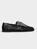 Loafersy Damskie Czarne