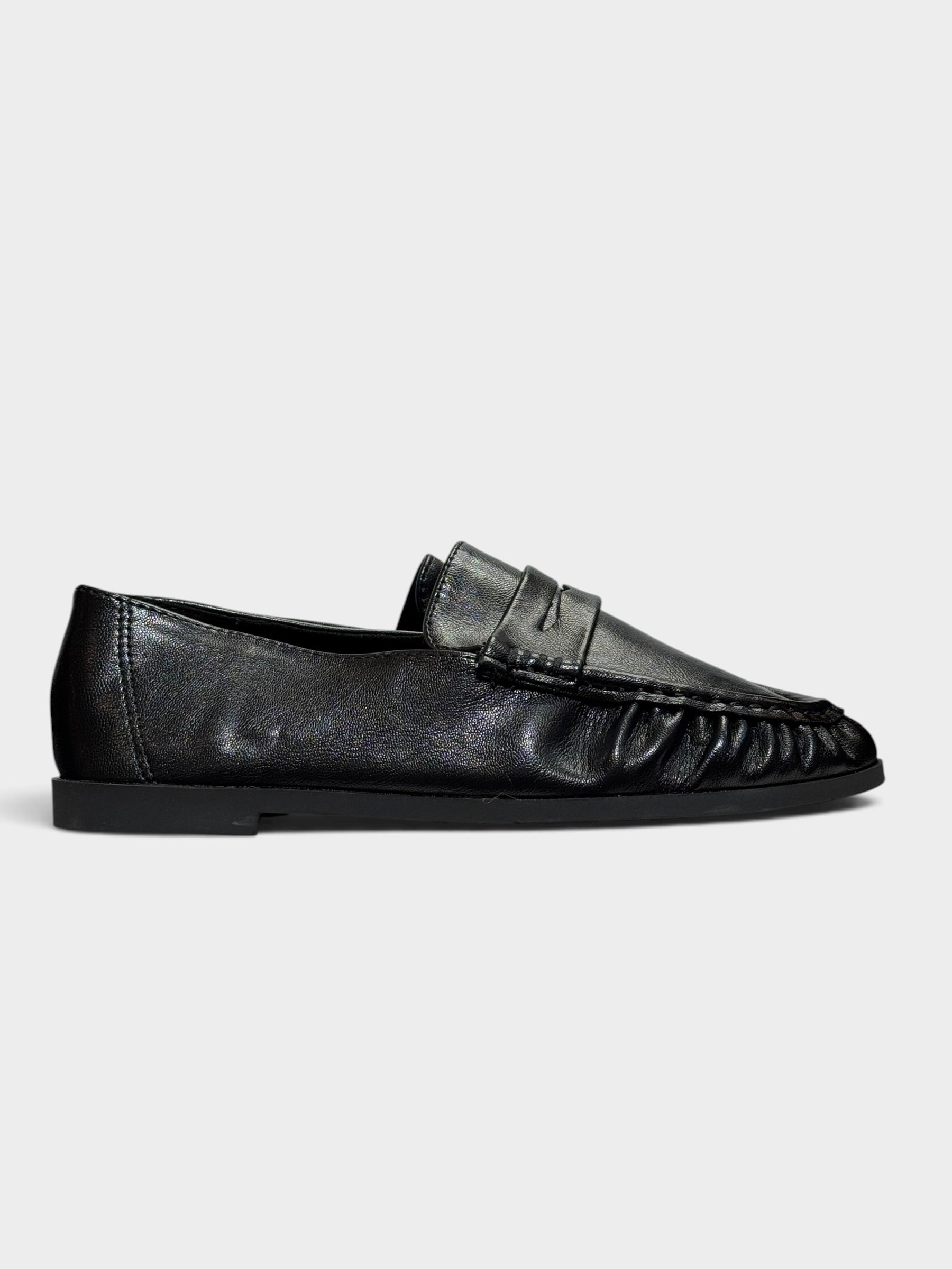 Loafersy Damskie Czarne