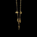 Naszyjnik Amulet ze Złotymi Zawieszkami