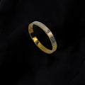 Bransoletka bangle — wzór grecki złoto-srebro
