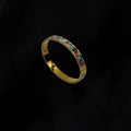 Bransoletka bangle — kwiaty i winorośl