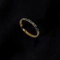 Bransoletka bangle — mozaika w odcieniach błękitu